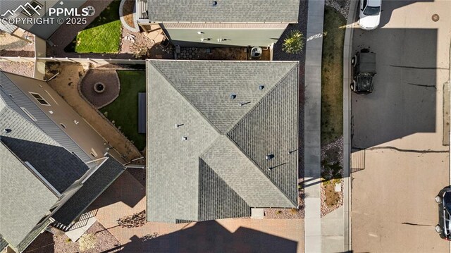 6117 Ashmore Ln, Colorado Springs, CO 80927 - birds eye view of property