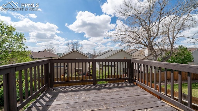 view of deck
