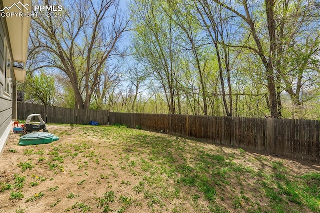 537 Blossom Field Rd, Fountain, CO 80817 - view of yard with a fenced backyard
