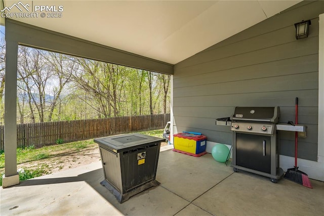 537 Blossom Field Rd, Fountain, CO 80817 - view of patio / terrace featuring grilling area and a fenced backyard