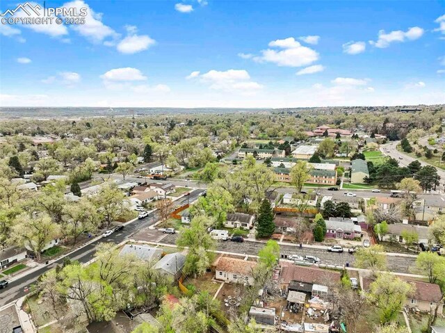 drone / aerial view featuring a residential view