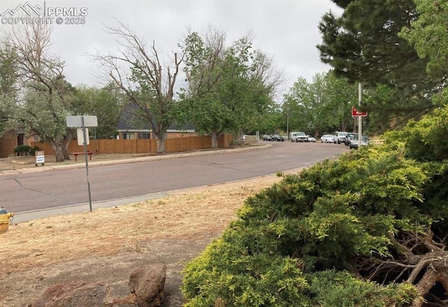 1708 Sawyer Way Unit 178, Colorado Springs, CO 80915 - view of street with traffic signs, curbs, and sidewalks