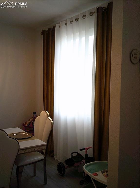 view of dining space