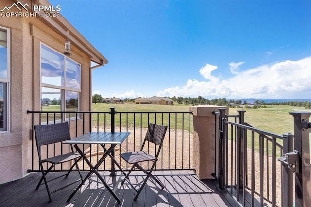 4908 Silver Nell Dr, Colorado Springs, CO 80908 - view of wooden deck