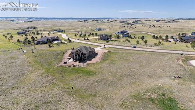 4908 Silver Nell Dr, Colorado Springs, CO 80908 - drone / aerial view featuring a rural view