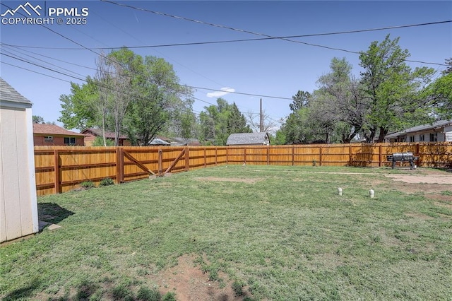 409 Columbine St, Fountain, CO 80817 - view of yard