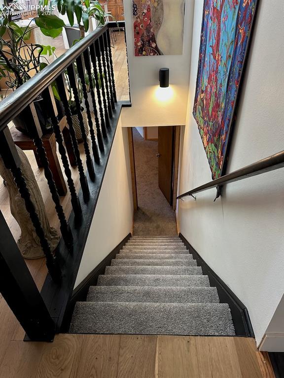 view of stairs