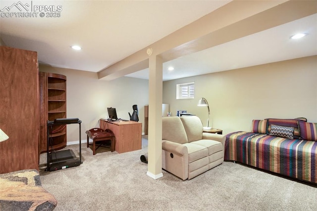 555 Elfin Glen Dr, Divide, CO 80814 - bedroom featuring carpet flooring, recessed lighting, and baseboards