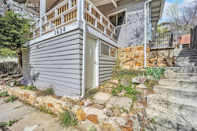 1624 Cheyenne Blvd, Colorado Springs, CO 80906 - view of side of property featuring stairway