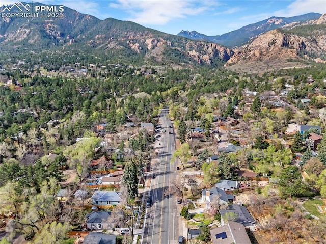 1624 Cheyenne Blvd, Colorado Springs, CO 80906 - property view of mountains featuring a residential view