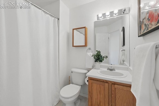 5012 Chaise Dr, Colorado Springs, CO 80923 - bathroom featuring toilet and vanity