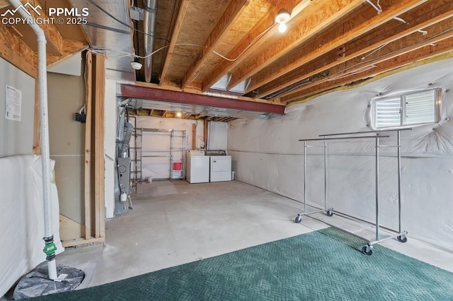 5012 Chaise Dr, Colorado Springs, CO 80923 - below grade area with independent washer and dryer
