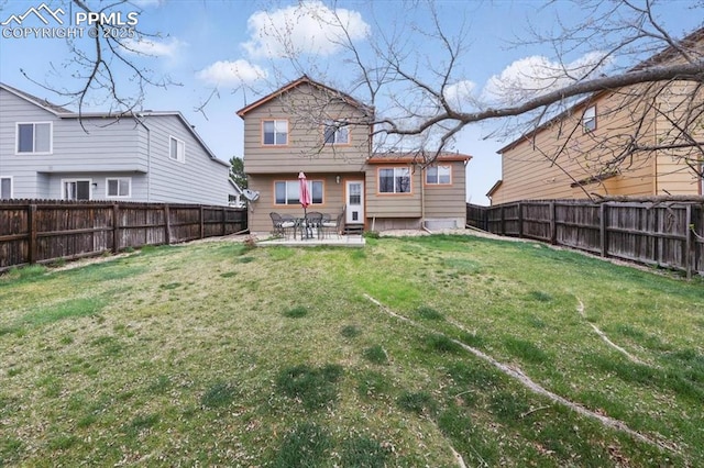 5012 Chaise Dr, Colorado Springs, CO 80923 - back of house featuring a patio