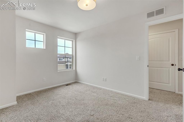 6775 Hazel Branch Ct, Colorado Springs, CO 80927 - carpeted spare room featuring visible vents and baseboards