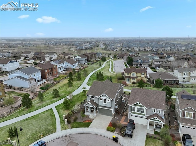 6775 Hazel Branch Ct, Colorado Springs, CO 80927 - aerial view with a residential view