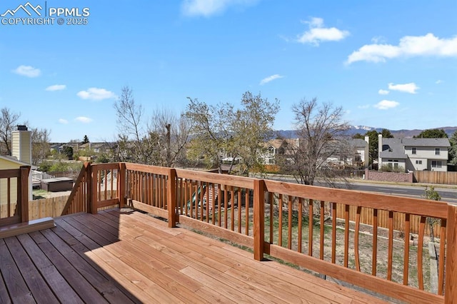 3925 Zurich Dr, Colorado Springs, CO 80920 - deck with a residential view