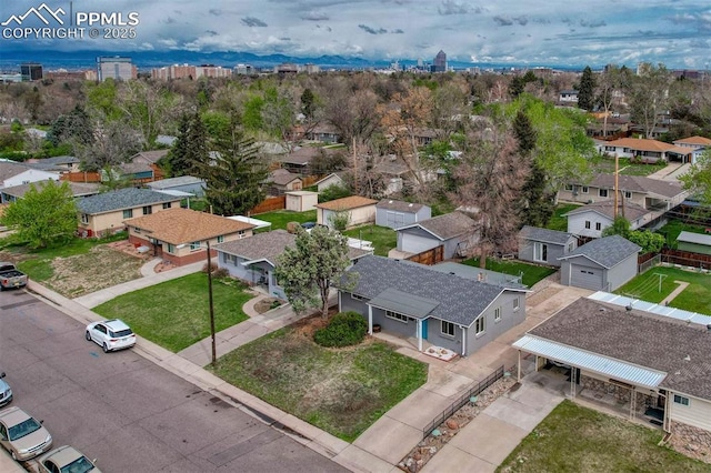 5477 E Asbury Ave, Denver, CO 80222 - aerial perspective of suburban area