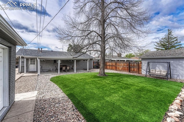 5477 E Asbury Ave, Denver, CO 80222 - view of yard with a patio