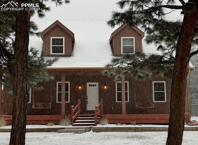 14560 Spiritwood Loop, Elbert, CO 80106 - view of cape cod house