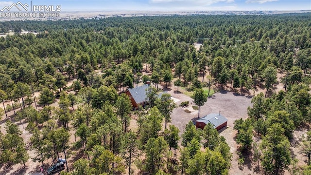 14560 Spiritwood Loop, Elbert, CO 80106 - bird's eye view featuring a view of trees