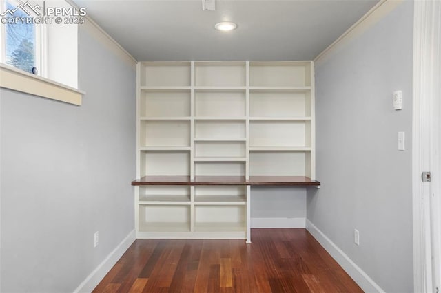 interior space featuring wood finished floors