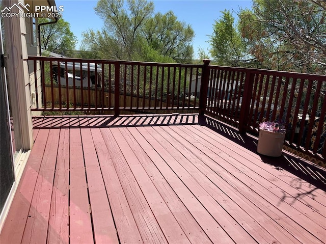 6905 Chippewa Rd, Colorado Springs, CO 80915 - view of wooden terrace