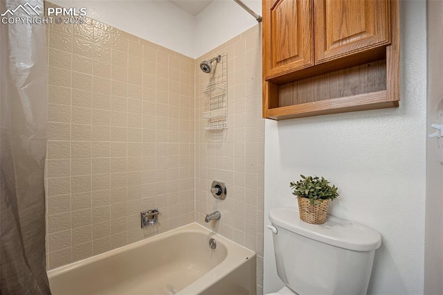6277 Gunshot Pass Dr, Colorado Springs, CO 80917 - full bath with shower / bath combination with curtain and toilet