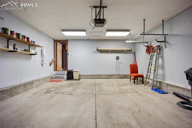 6277 Gunshot Pass Dr, Colorado Springs, CO 80917 - garage with a garage door opener