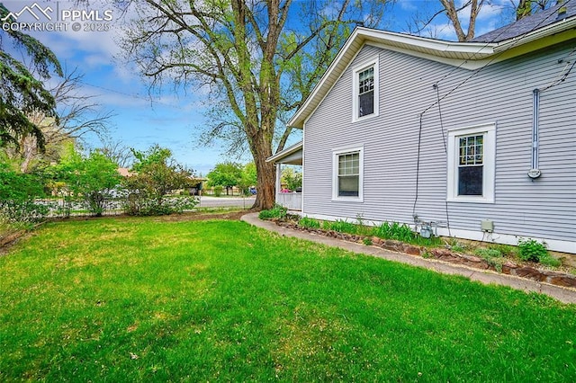 view of yard