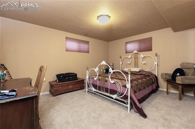 1522 Lehmberg Blvd, Colorado Springs, CO 80915 - bedroom with carpet and a textured ceiling