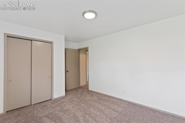929 Bromefield Dr, Fountain, CO 80817 - unfurnished bedroom with a closet, carpet, and baseboards