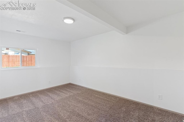 929 Bromefield Dr, Fountain, CO 80817 - carpeted spare room featuring baseboards and visible vents