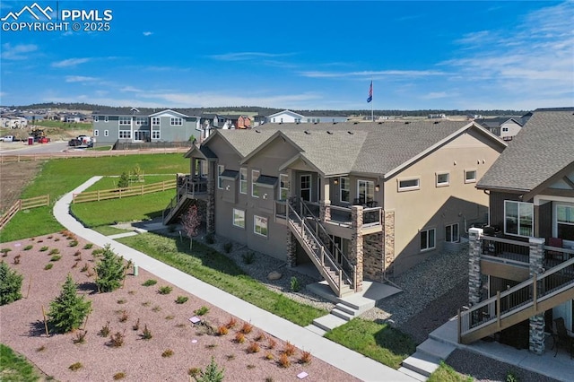 9484 Simper Hts, Colorado Springs, CO 80924 - aerial perspective of suburban area