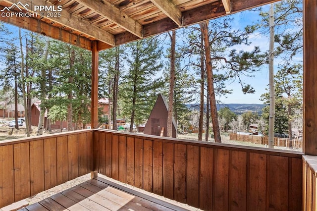 1200 Forest Edge Rd, Woodland Park, CO 80863 - view of deck
