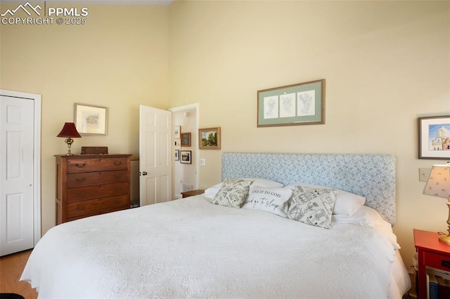 500 W Kellys Rd, Woodland Park, CO 80863 - bedroom featuring a high ceiling