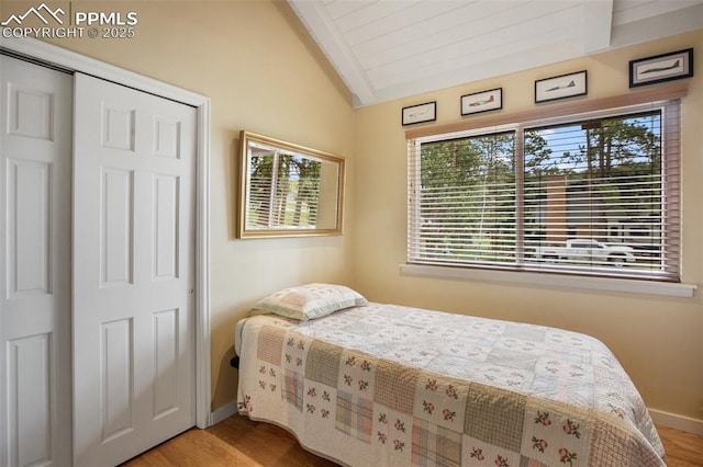 500 W Kellys Rd, Woodland Park, CO 80863 - bedroom featuring wood finished floors and baseboards