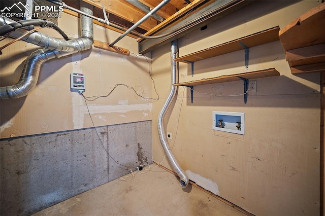 laundry area featuring laundry area and hookup for a washing machine