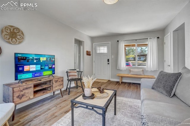 720 S Prospect St, Colorado Springs, CO 80903 - living area with wood finished floors and baseboards