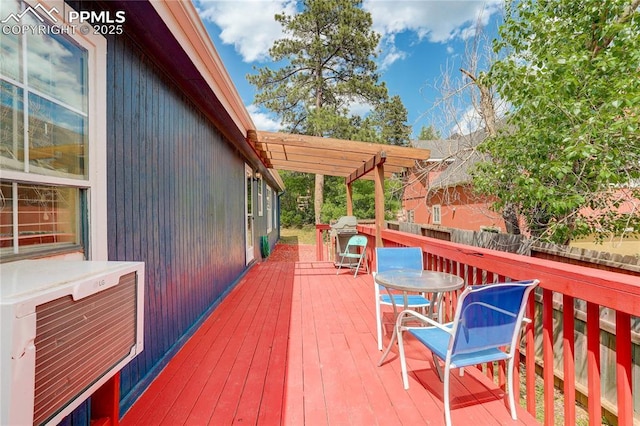 455 Clio Ave, Palmer Lake, CO 80133 - view of wooden deck