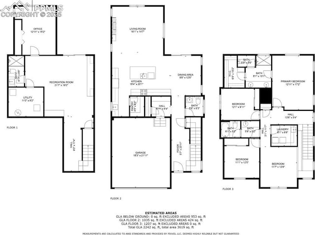 3111 Youngheart Way, Castle Rock, CO 80109 - home floor plan