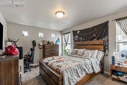 bedroom with baseboards