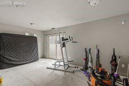 view of exercise room