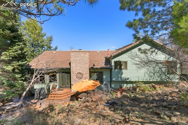 view of back of property