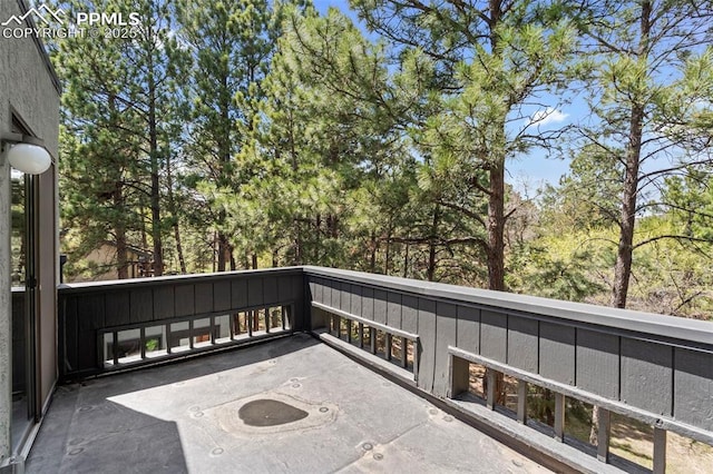 exterior space with a balcony