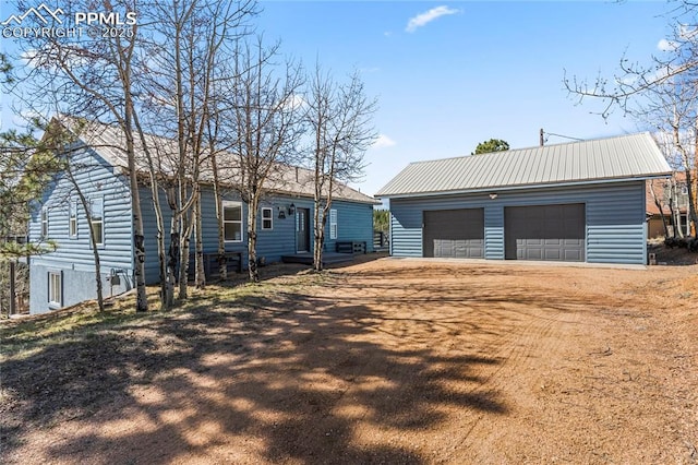 3543 Blue Mesa Dr, Divide, CO 80814 - view of detached garage