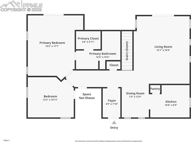 3543 Blue Mesa Dr, Divide, CO 80814 - floor plan / room layout