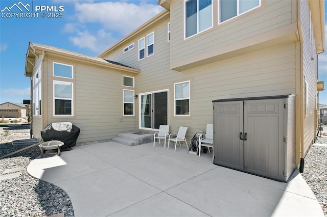 10323 Elevated Ln, Colorado Springs, CO 80924 - back of house with a patio area