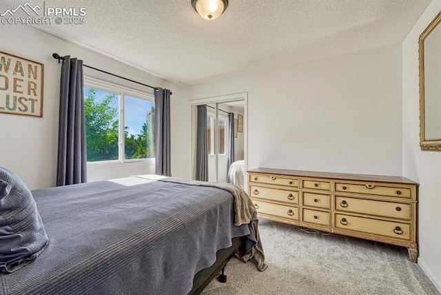 16440 Eastonville Rd, Elbert, CO 80106 - bedroom with light carpet and a textured ceiling