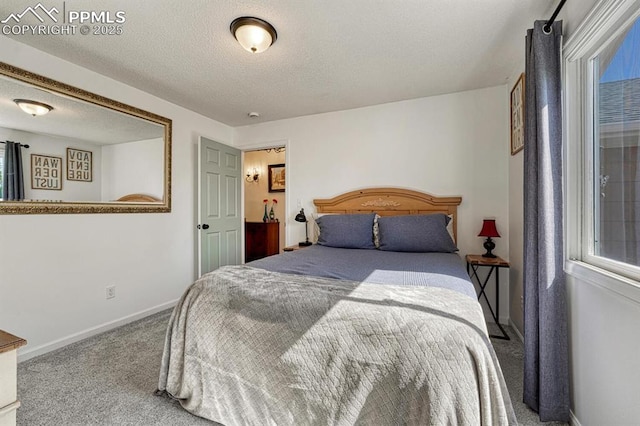 16440 Eastonville Rd, Elbert, CO 80106 - carpeted bedroom featuring baseboards and a textured ceiling