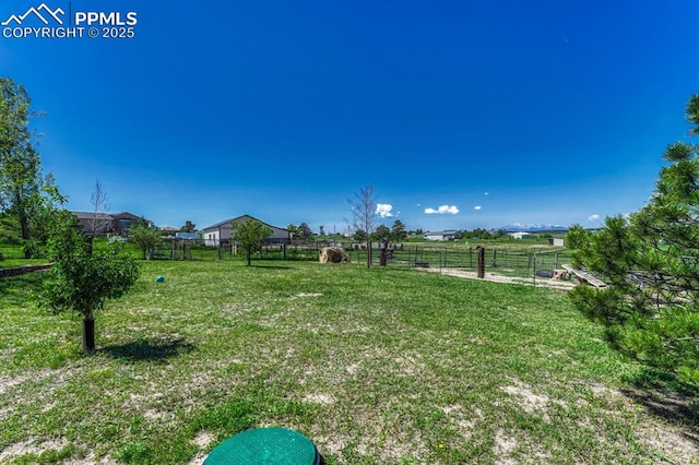 16440 Eastonville Rd, Elbert, CO 80106 - view of yard